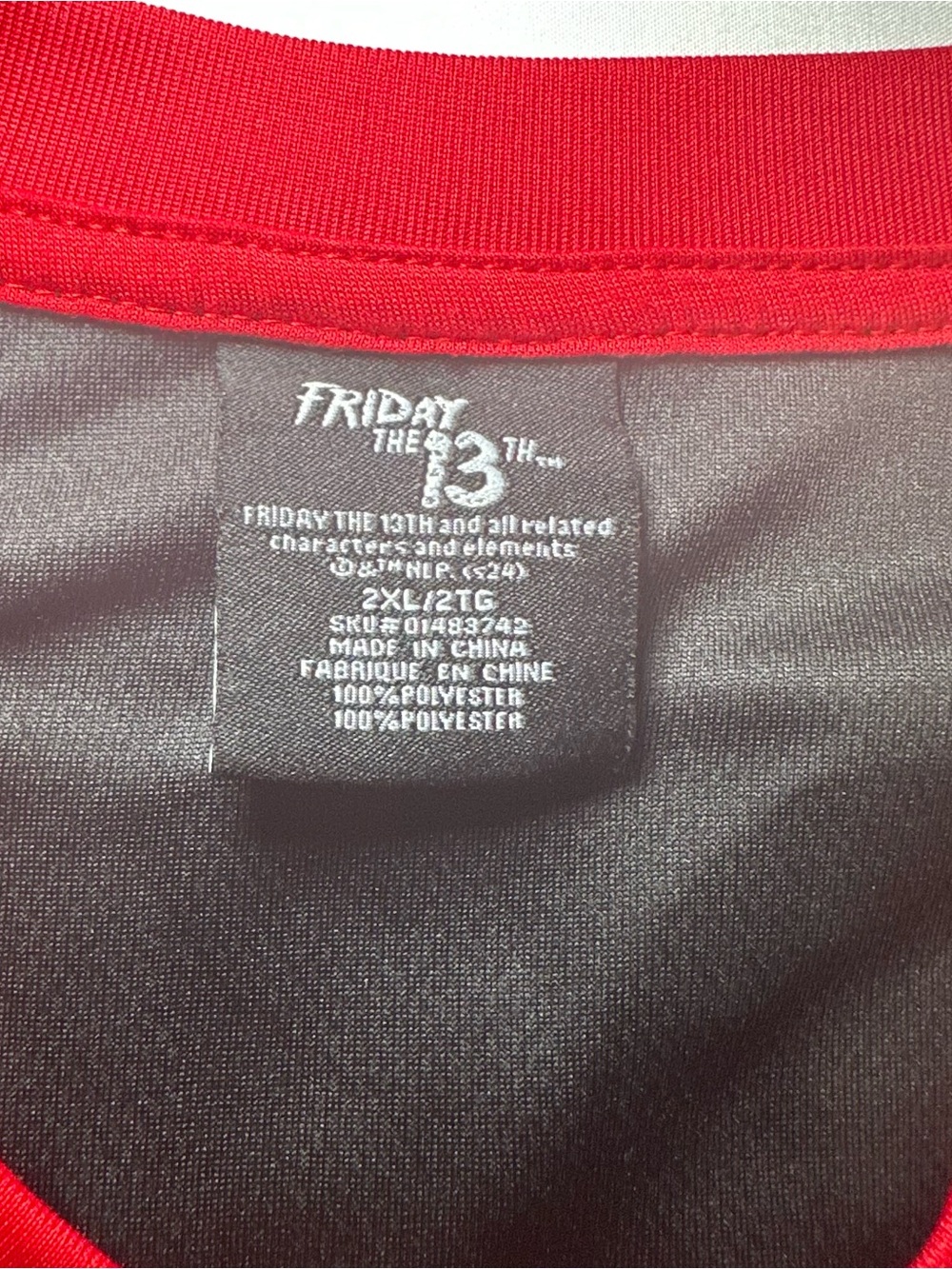 Friday the 13th Jason Voorhees Hockey Jersey 2XL - Picture 2 of 7